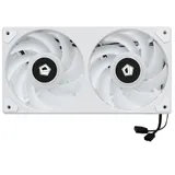 СВО ID-Cooling Iceflow 240 ARGB Snow, S115X/2011/2066/AM4, 250W,2x12cm,3+4pin+SATA,900-2000rpm,32dB