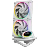 Вентилятор ID-Cooling SL240 WHITE /LCD SCREEN /300W /all Intel /all AMD