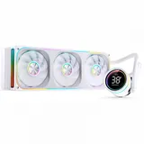 Система жидкостного охлаждения/ Water Cooling System JONSBO TH-360 White (300W, 360mm, LED temp., White, ARGB/ Fans: 3x120mm, 62.4CFM, 37.3dBA, 2400RPM/ Pump height 72mm, 30dBA, 2400RPM, Rad thickne