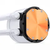 Система жидкостного охлаждения/ Water Cooling System JONSBO TH-360 White (300W, 360mm, LED temp., White, ARGB/ Fans: 3x120mm, 62.4CFM, 37.3dBA, 2400RPM/ Pump height 72mm, 30dBA, 2400RPM, Rad thickne