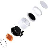 Система жидкостного охлаждения/ Water Cooling System JONSBO TH-360 White (300W, 360mm, LED temp., White, ARGB/ Fans: 3x120mm, 62.4CFM, 37.3dBA, 2400RPM/ Pump height 72mm, 30dBA, 2400RPM, Rad thickne