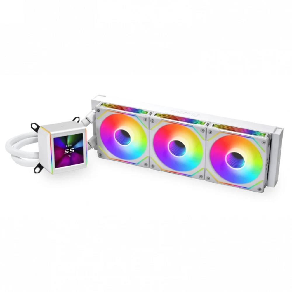 Система водяного охлаждения Lian-Li Galahad II LCD 360 SL-INF ARGB Soc-AM5/AM4/1200/1700/1851 белый 4-pin 29dB Al+Cu LCD Ret (G89.GA2ALCD36INW.00) [G89.GA2ALCD36INW.00]