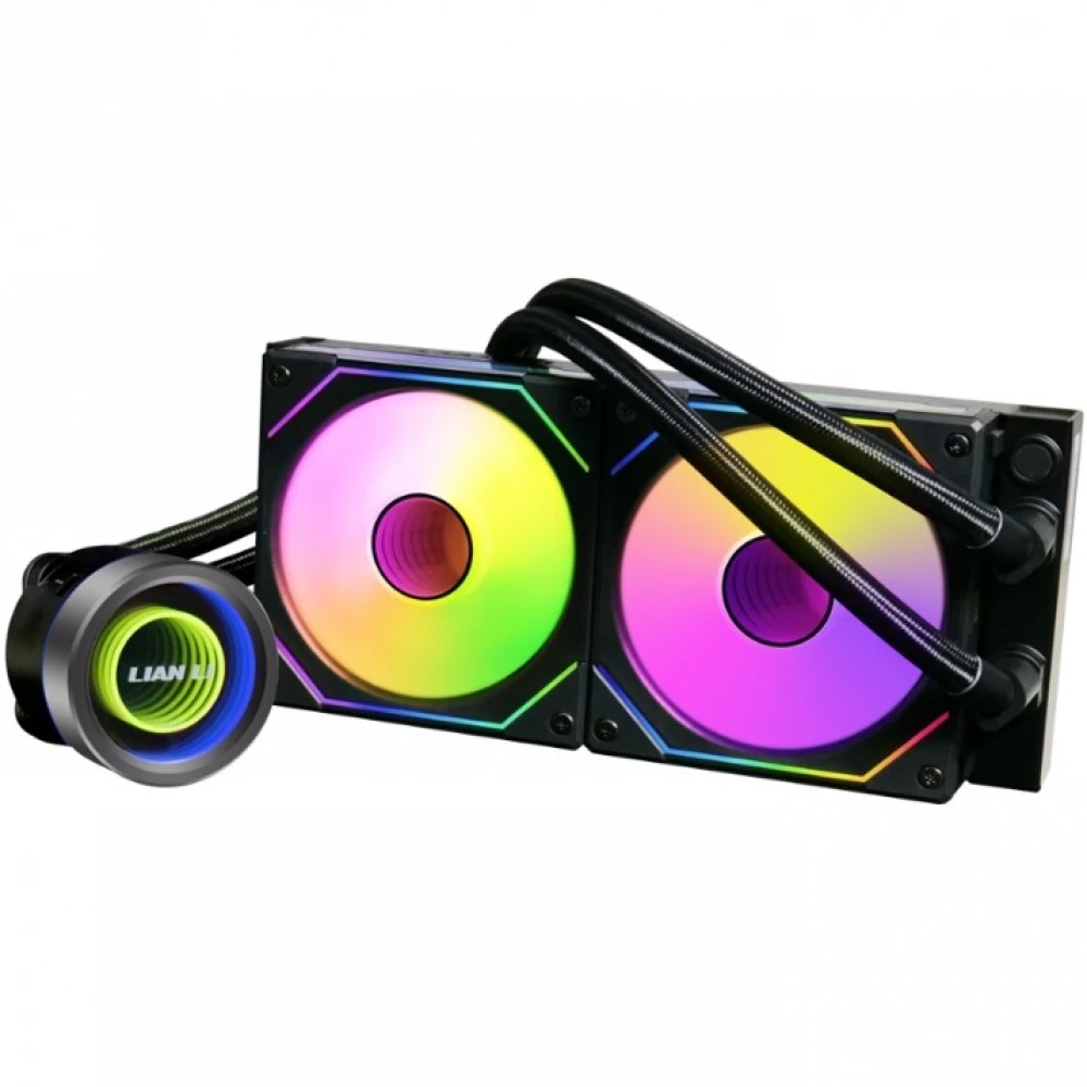 Водяное охлаждение для CPU Lian Li GA II Trinity SL-INF 240, 2x120mm Black G89.GA2T24INB.00