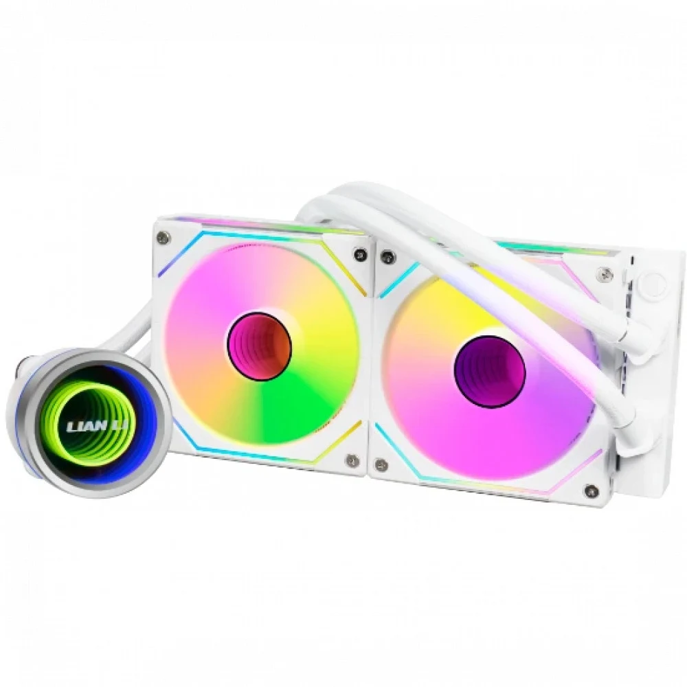 Водяное охлаждение для CPU Lian Li GA II Trinity SL-INF 240, 2x120mm White G89.GA2T24INW.00