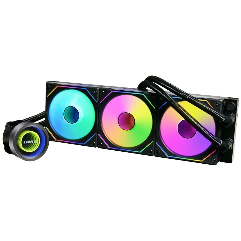 СЖО Lian Li Galahad II Lite 360 RGB Black, S1700/1851/AM4/AM5, 3x120cm, 3800 rpm