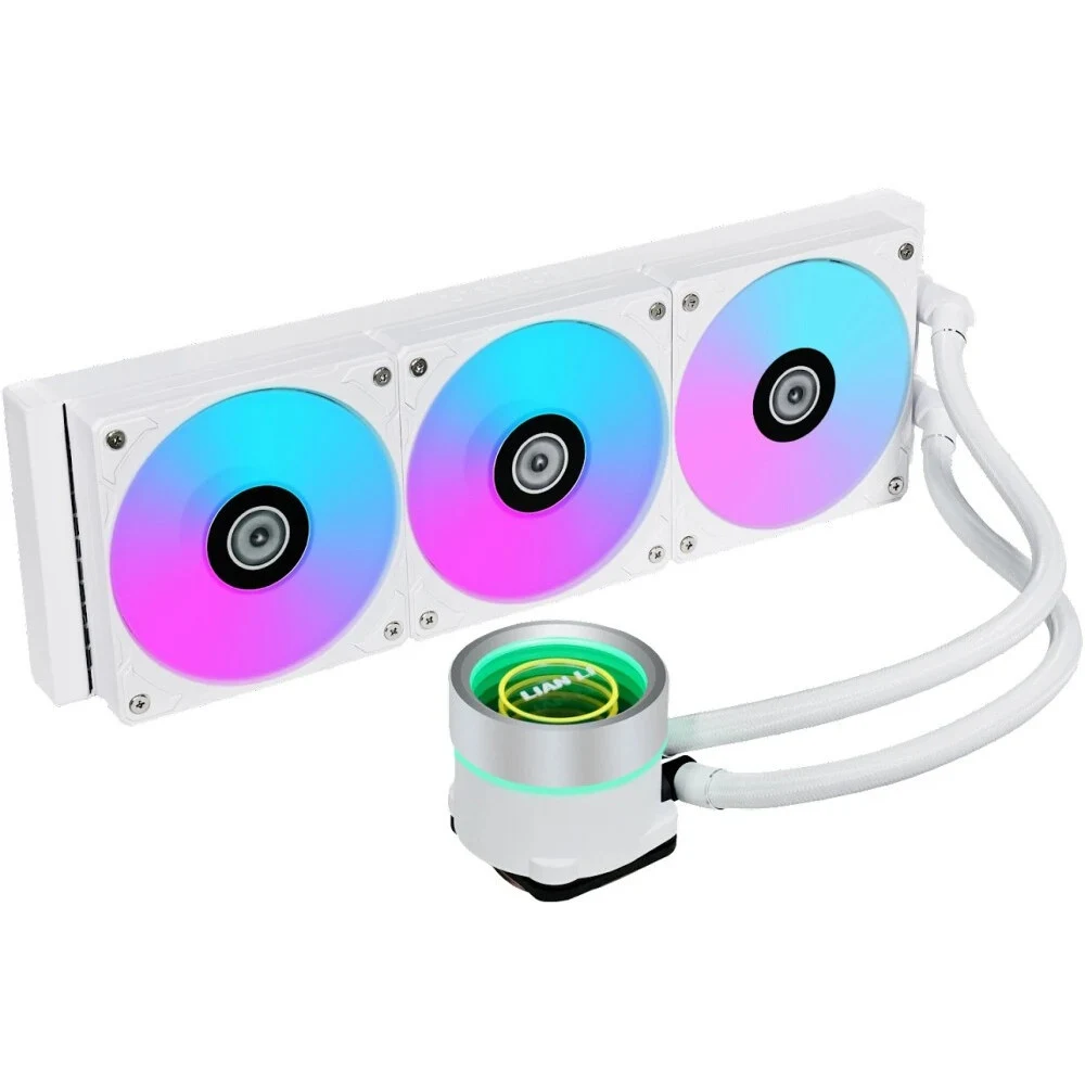 Система водяного охлаждения Lian-Li Galahad II Trinity 360 ARGB Soc-AM5/AM4/1200/1700/1851 белый30dB Al+Cu Ret (G89.GA2T36W.00) [G89.GA2T36W.00]