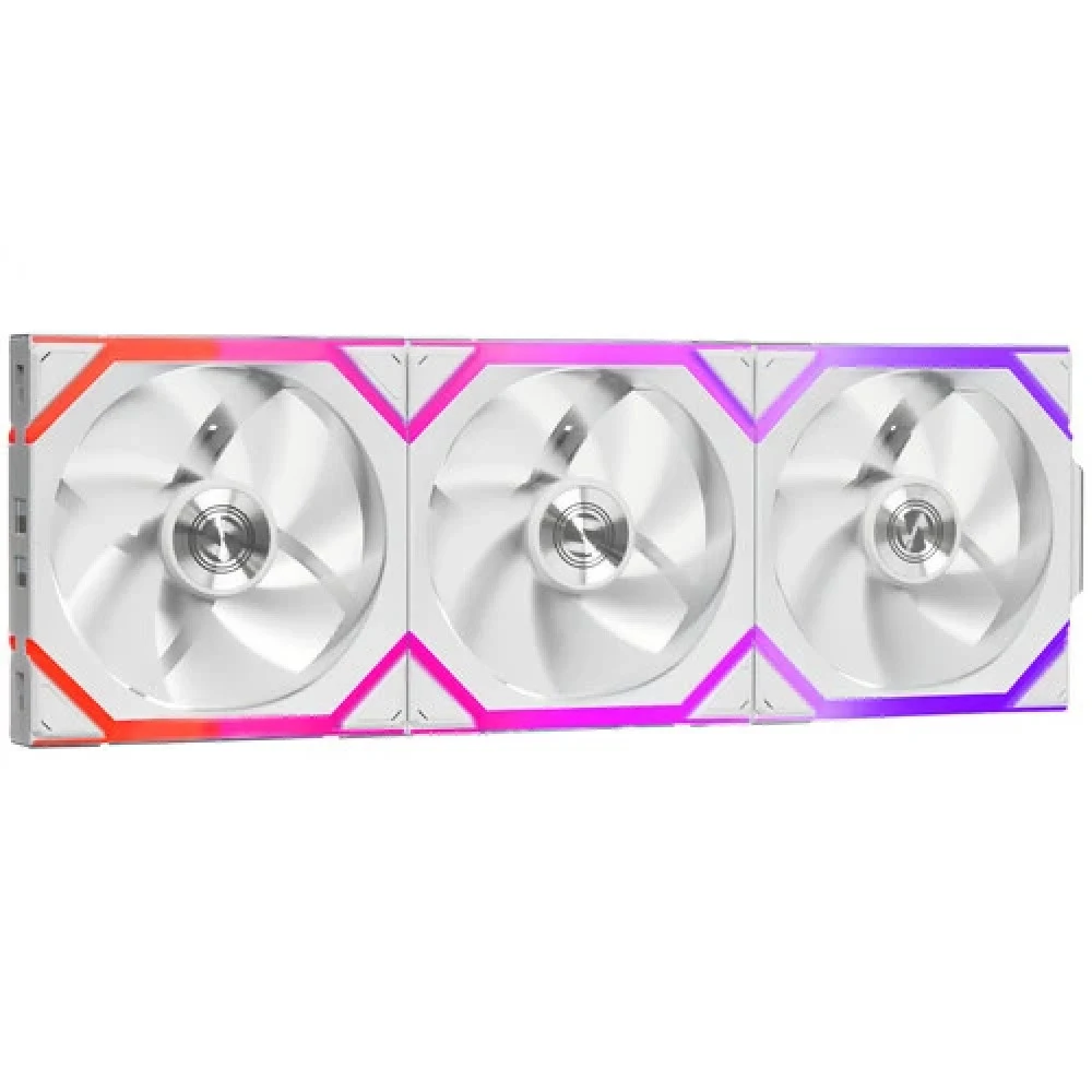 Комплект вентиляторов для корпуса Lian Li Uni Fan SL Wireless 120 ARGB, 3x12cm, 4p,300-1900rpm,White