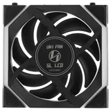 Комплект вентиляторов для корпуса Lian Li Uni Fan SL Wireless LCD 120 ARGB Reverse Blade,12cm, Black
