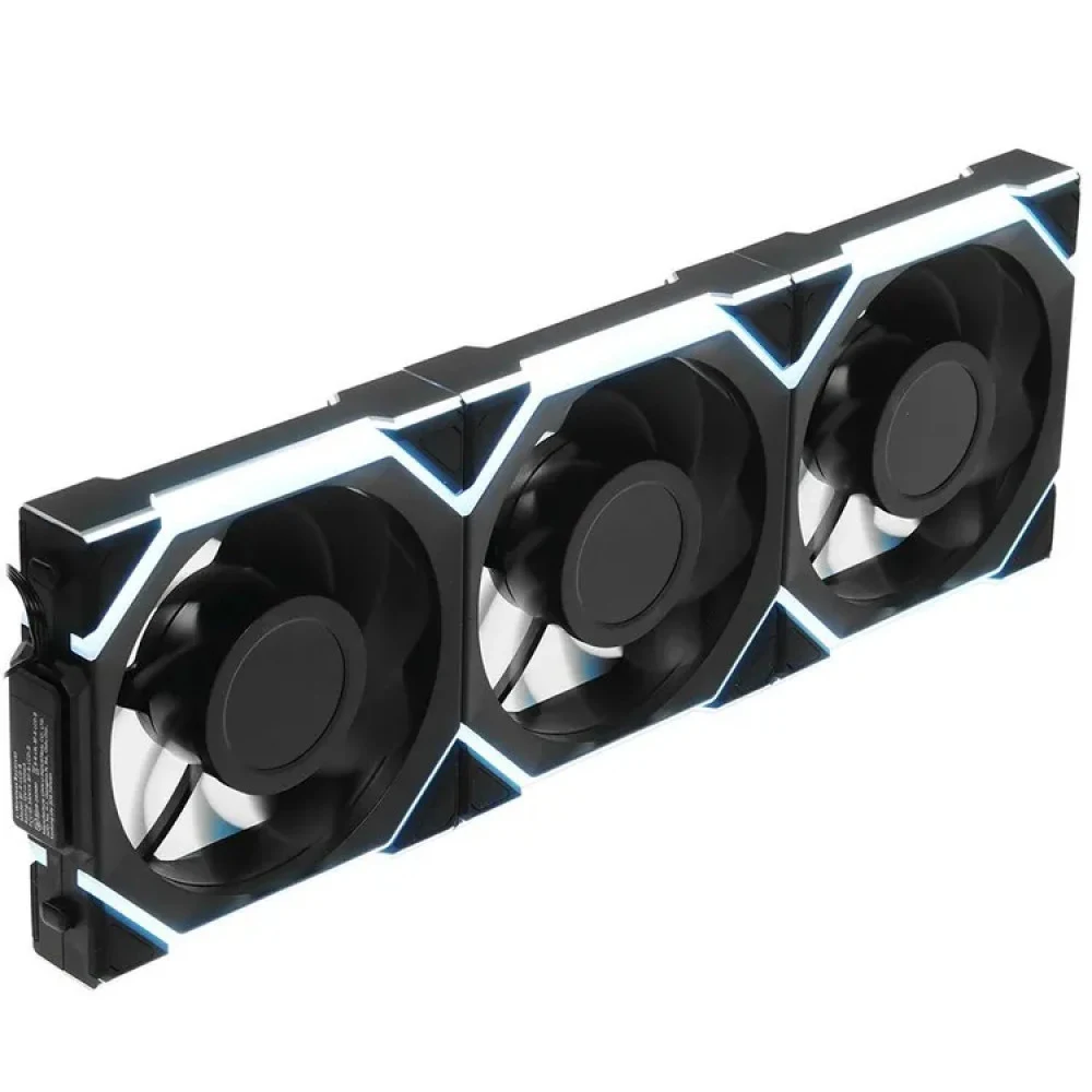 Вентилятор для корпуса Lian Li UNI FAN SL WIRELESS LCD Reverse Blade 3x120mm Black G99.12RSLLCD1W3B.00