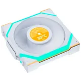 Вентилятор для корпуса Lian Li UNI FAN SL WIRELESS LCD Reverse Blade 3x120mm White G99.12RSLLCD1W3W.00