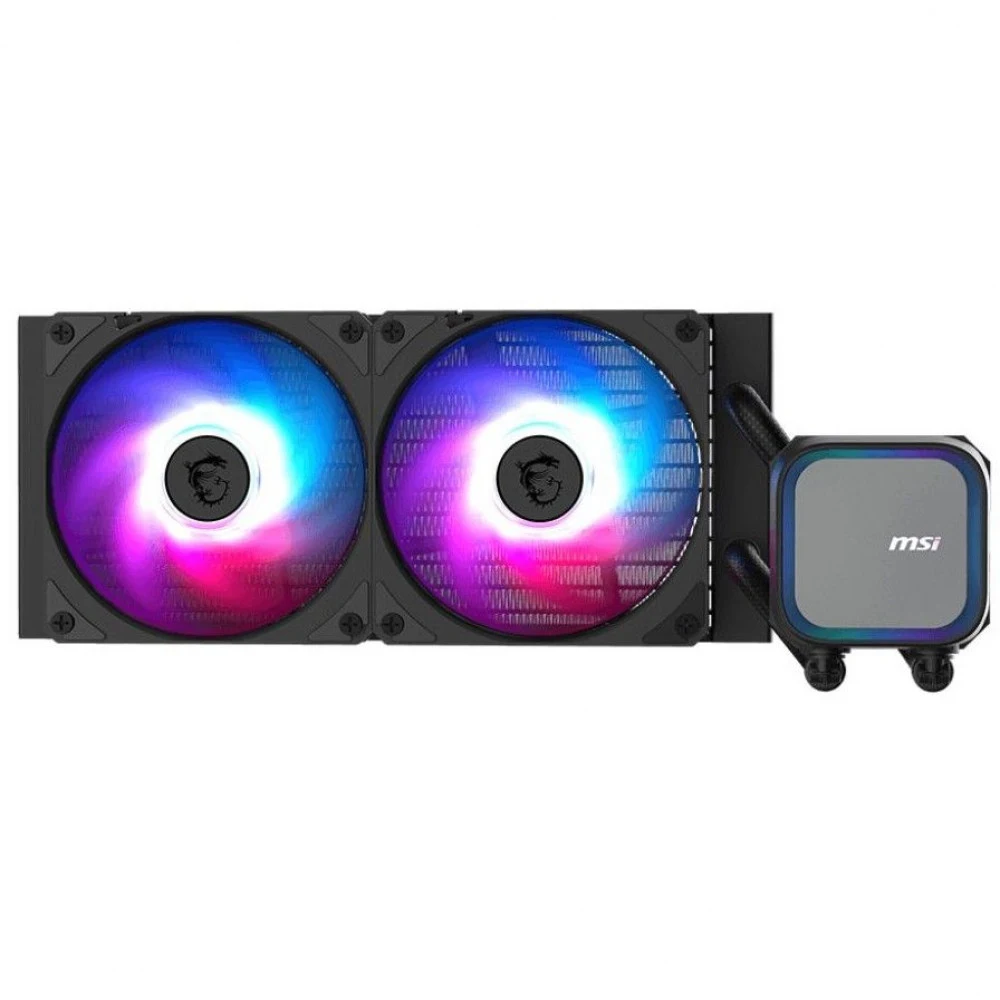 Жидкостная система охлаждения MSI MAG CORELIQUID A13 240 2x ARGB Fan, ARGB Block,