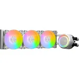 Водяное охлаждение для CPU MSI MAG CORELIQUID E360 WHITE. Socket Intel/AMD, 4pin, Fan 3x120см, ARGB, White