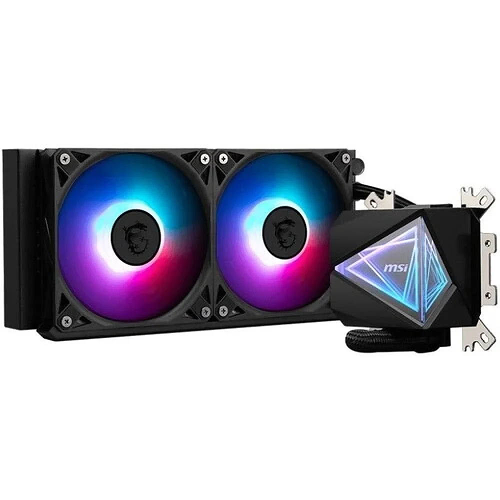 Водяное охлаждение для CPU MSI MAG CORELIQUID I240 Socket Intel/AMD, ARGB GEN2, Fan 2x120см Черный
