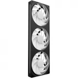 Кулер для корпуса ПК/ Case Cooler NZXT F360 RGB Core (120x120x25mm, 4-pin PWM, RGB, 75.12CFM, 30dBA, 2400RPM, Black, Single-Frame RGB Fan Unit)