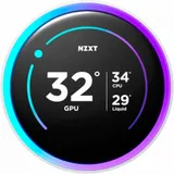 Система жидкостного охлаждения для ПК/ Water Cooling System NZXT Kraken Elite 280 RGB (250W, 280mm, LED temp., White/ Fans: 2x140mm, 98.61CFM, 34.5dBA, 2000RPM/ Pump height 65mm, 2800RPM, Rad thickn
