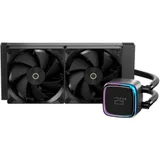 Жидкостная система охлаждения Ocypus Iota L24 BK ARGB Black 280W/ All Intel/ AMD AM*/ Digital display / Screws