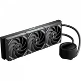 Водяное охлаждение для процессора/ Water Cooling System SAMA Q70 Black (360mm, LED temp., Black, ARGB/ Fans: 3x120mm, 86CFM, 30dBA, 2600RPM/ Pump height 64mm, 30dBA, 2800RPM, Rad thickness 27mm/ S: