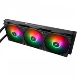 Водяное охлаждение для процессора/ Water Cooling System Thermalright Frozen Warframe 360 Black Argb (360mm, Black, ARGB/ Fans: 3x120mm, 70.84CFM, 29.8dBA, 2000RPM/ Pump height 60mm, 23dBA, 3000RPM,