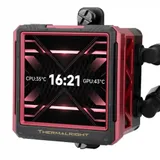 Водяное охлаждение для процессора/ Water Cooling System Thermalright Frozen Warframe 360 Ultra Black Argb (360mm, Black, ARGB/ Fans: 3x120mm, 70.84CFM, 22.1dBA, 2000RPM/ Pump height 60mm, 23dBA, 300