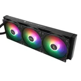 Водяное охлаждение для процессора/ Water Cooling System Thermalright Frozen Warframe 360 Ultra Black Argb (360mm, Black, ARGB/ Fans: 3x120mm, 70.84CFM, 22.1dBA, 2000RPM/ Pump height 60mm, 23dBA, 300