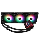 Водяное охлаждение для процессора/ Water Cooling System Thermalright Frozen Warframe 360 Ultra Black Argb (360mm, Black, ARGB/ Fans: 3x120mm, 70.84CFM, 22.1dBA, 2000RPM/ Pump height 60mm, 23dBA, 300