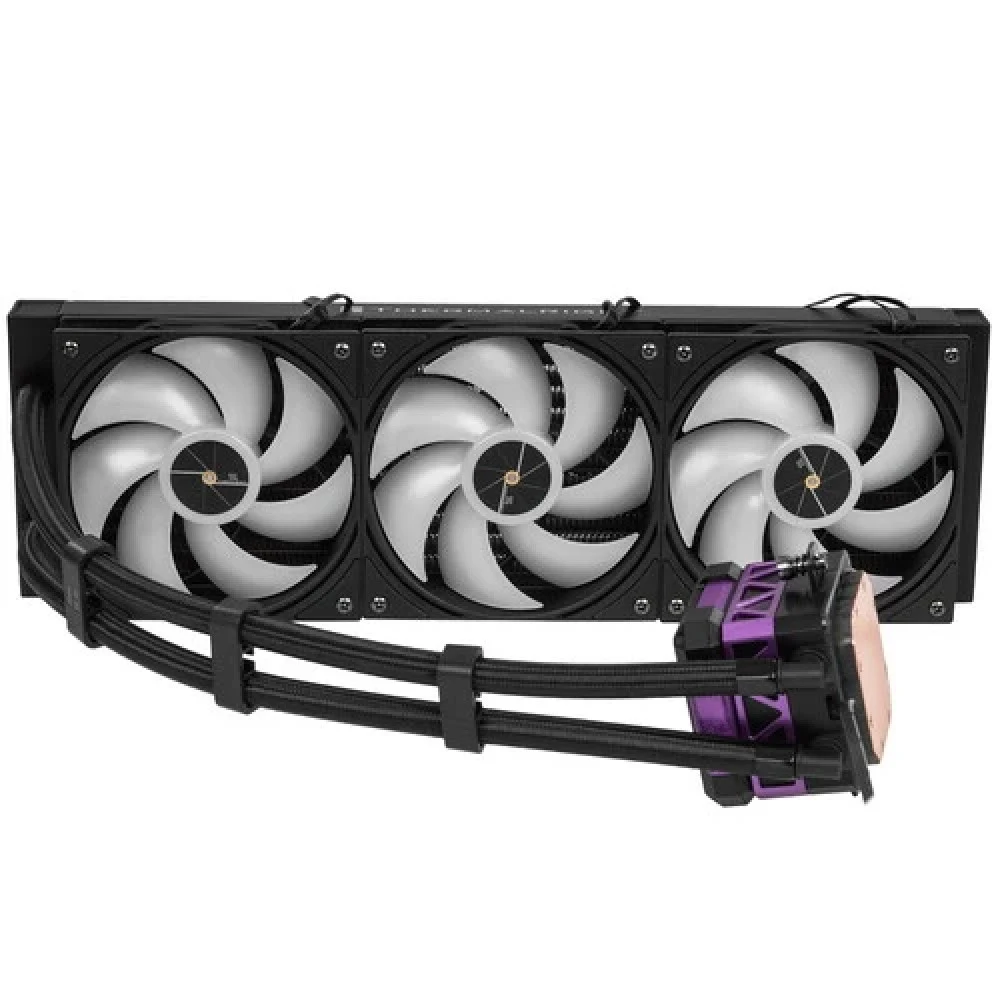 Система водяного охлаждения Thermalright Frozen Warframe PRO 360 ARGB Soc-AM5/AM4/1200/1700/1851 черный 4-pin 29.8dB Al LCD Ret (F-WFRAME-PRO-360-BL-ARGB)