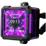 Водяное охлаждение для процессора/ Water Cooling System Thermalright Frozen Warframe Pro 360 Black Argb (360mm, Black, ARGB/ Fans: 3x120mm, 70.84CFM, 29.8dBA, 2000RPM/ Pump height 60mm, 23dBA, 3000R