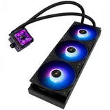 Водяное охлаждение для процессора/ Water Cooling System Thermalright Frozen Warframe Pro 360 Black Argb (360mm, Black, ARGB/ Fans: 3x120mm, 70.84CFM, 29.8dBA, 2000RPM/ Pump height 60mm, 23dBA, 3000R
