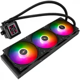 Водяное охлаждение для процессора/ Water Cooling System Thermalright Frozen Warframe SE 360 ARGB Black (360mm, LED temp., Black, ARGB/ Fans: 3x120mm, 70.84CFM, 29.8dBA, 2000RPM/ Pump height 59mm, Ra