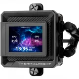 Водяное охлаждение для процессора/ Water Cooling System Thermalright Frozen Warframe SE 360 ARGB Black (360mm, LED temp., Black, ARGB/ Fans: 3x120mm, 70.84CFM, 29.8dBA, 2000RPM/ Pump height 59mm, Ra