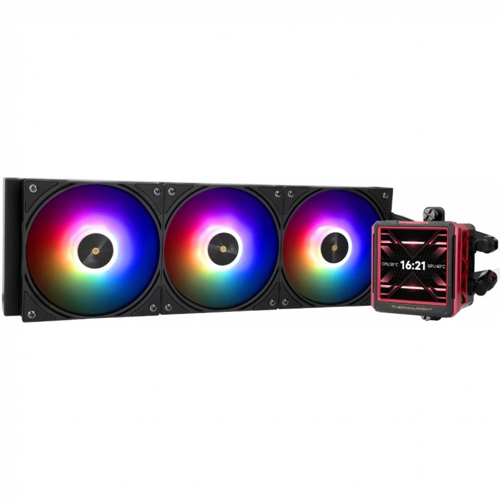 Система водяного охлаждения Thermalright Frozen Warframe ULTRA 360 ARGB Soc-AM5/AM4/1151/1200/2066/2011/1700 черный 4-pin 29.6dB Al LCD Ret (F-WFRAME-ULT-360-BL-ARGB)