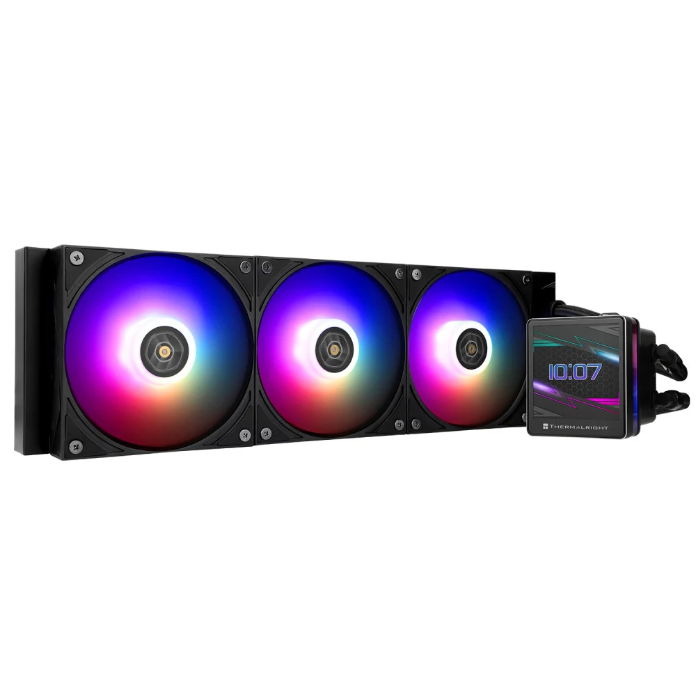Система водяного охлаждения Thermalright Grand Vision 360 ARGB Soc-AM5/AM4/1151/1200/2066/2011/1700 черный 4-pin 29.6dB Al LCD Ret (G-VISION-360-BL-ARGB)
