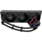Водяное охлаждение для процессора/ Water Cooling System Thermalright Hyper Vision 360 (360mm, LED, Black, ARGB/ Fans: 3x120mm, 69CFM, 27dBA, 2150RPM/ Pump height 68mm, 6400RPM, Rad thickness 27mm/ S