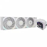 Водяное охлаждение для процессора/ Water Cooling System Thermalright Hyper Vision 360 (360mm, LED, White, ARGB/ Fans: 3x120mm, 69CFM, 27dBA, 2150RPM/ Pump height 68mm, 6400RPM, Rad thickness 27mm/ S