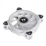 Кулер для компьютерного корпуса, Thermaltake, Riing Quad 12 RGB 3-Fan Pack, CL-F100-PL12SW-A, Вентилятор 120мм, 500-1500 об.мин, 25дБ, USB 2.0 (9 Pin), Подсветка ARGB, Габариты 120х120х25мм, Белый