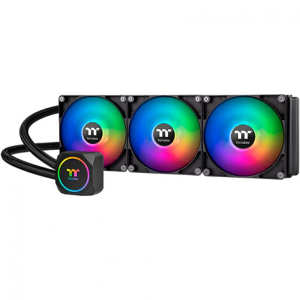 Кулер с водяным охлаждением, Thermaltake, TH420 ARGB SyncAll-In-One Liquid Cooler, CL-W376-PL14SW-A, Intel LGA 2066/2011/1700/1200/1156/1155/1151/1150 и AMD AM5/AM4/AM3+/AM3/AM2+/AM2, TDP 310W, 3*14