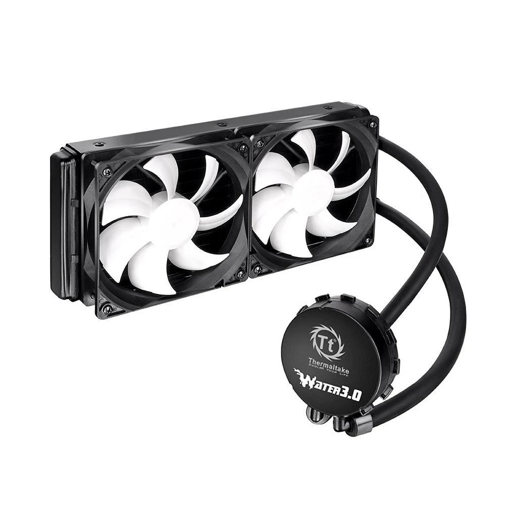 СЖО Thermaltake Water 3.0 Extreme S, S115X/1366/2011/AM3, 2х12cm, 3+4pin, Al+Cu, 1000-2000rpm, 20dB