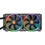 Водяное охлаждение Thermaltake Water 3.0 Riing RGB 240 Водяное охлаждение, Thermaltake Water 3.0 Riing RGB 240 (CL-W107-PL12SW-A), Intel 2066/2011/1366/1151/1150/1155/1156 и TR4/AM4/FM2+/FM2/FM1/AM3