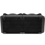 Кулер с водяным охлаждением, XPG, Levante 240, LEVANTEX240-BKCWW, INTEL LGA 115x/1200/1366/1700*/2011/2066 и AMD AM4, 2*120 ARGB, 600-2000 RPM ± 10%, 61.5 CFM, 34.0 dB (A), Чёрный