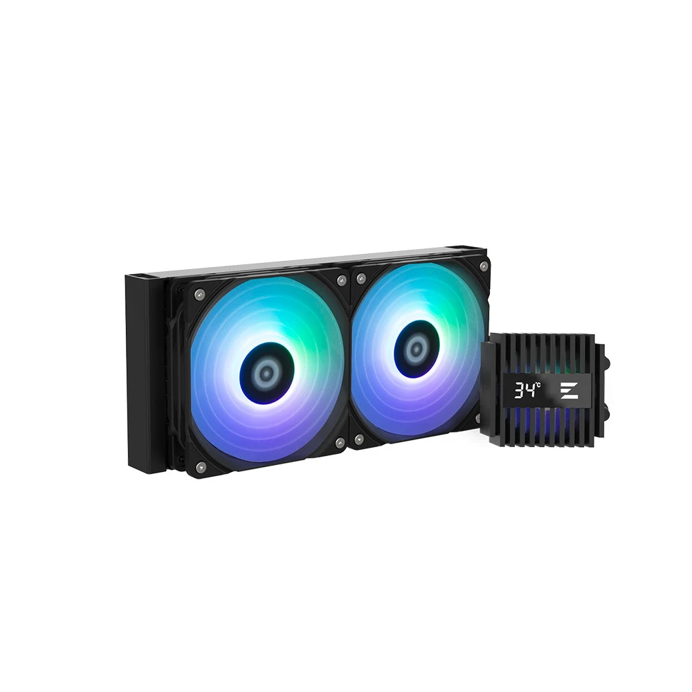 Кулер с водяным охлаждением, Zalman, ALPHA2 A24 Black, ALPHA2 A24 Black, intel 1151/1200/1700/1851 и amd AM4/AM5, TDP 320W, 3*120 мм, 600-2000 об/мин, 69.12CFM, 29.7dB(A), Черный