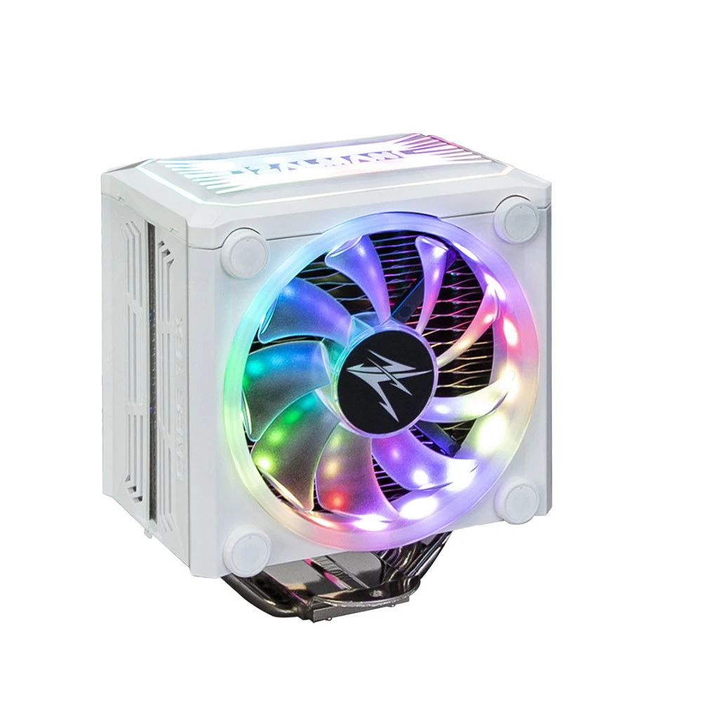Вентилятор для процессора Zalman CNPS16X White RGB (Soc-1151/1200/2011/2066/AM2/AM3/AM4/FM2/FM1, 800-1500 об/мин, 27dB, Al+CU, 880gr) (CNPS16X White)