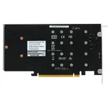 Карта расширения ASUS HYPER M.2 X16 CARD V2 ASUS, 4 x M.2 Key M, type 2242/2260/2280/22110, PCI Express x16 3.0