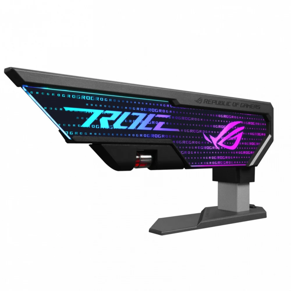 ASUS XH01 ROG Herculx Graphics Card Holder - support height 72-128mm, 3D ARGB element compatible with Aura Sync
