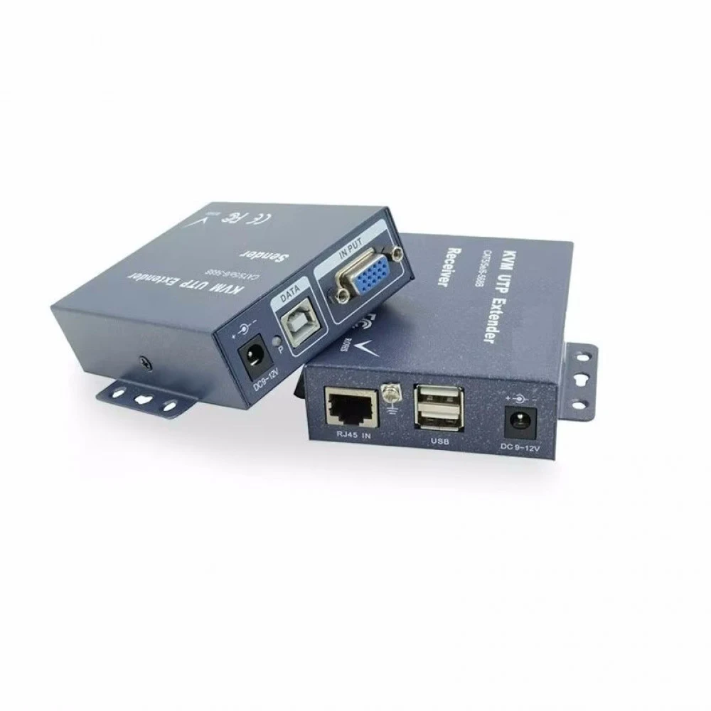 Удлинитель VGA + USB KVM Extender, 100m, UTP BestLink