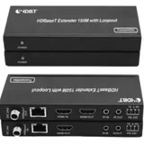 Приемо-передатчик (комплект) E150CL infobit HDBaseT extenders (Tx and Rx), HDMI 10.2Gbps, 150m for 1080p. Bidirectional IR and RS232, POC, loopout and HDCP 1.4. Tx and Rx are sold in pair E150CL