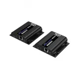 Удлинитель HDMI, Lenkeng, LKV483, (4K, 120), 1x HDMI IN, 1x RJ45 IN, 1x RJ45 OUT, 1x HDMI OUT