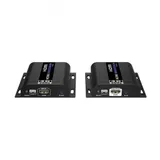 Удлинитель HDMI, Lenkeng, LKV483, (4K, 120), 1x HDMI IN, 1x RJ45 IN, 1x RJ45 OUT, 1x HDMI OUT