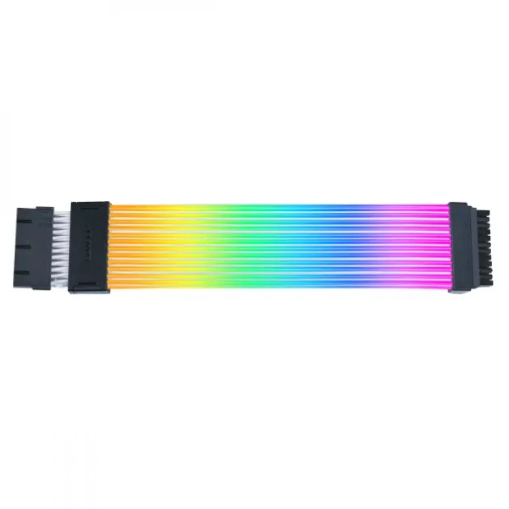 Беспроводной Светящийся ARGB кабель питания для мат.платы Lian Li 24pin Strimer G89.PW24-1W.00. Создайте уникальный внешний вид ПК с выдающимся качеством и материалами!