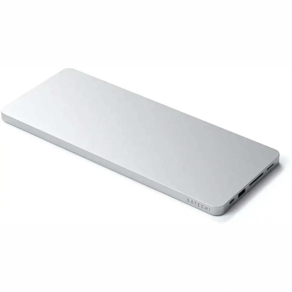 Сверхтонкая док-станция Satechi USB-C Slim Dock для iMac 24". Цвет: серебристый