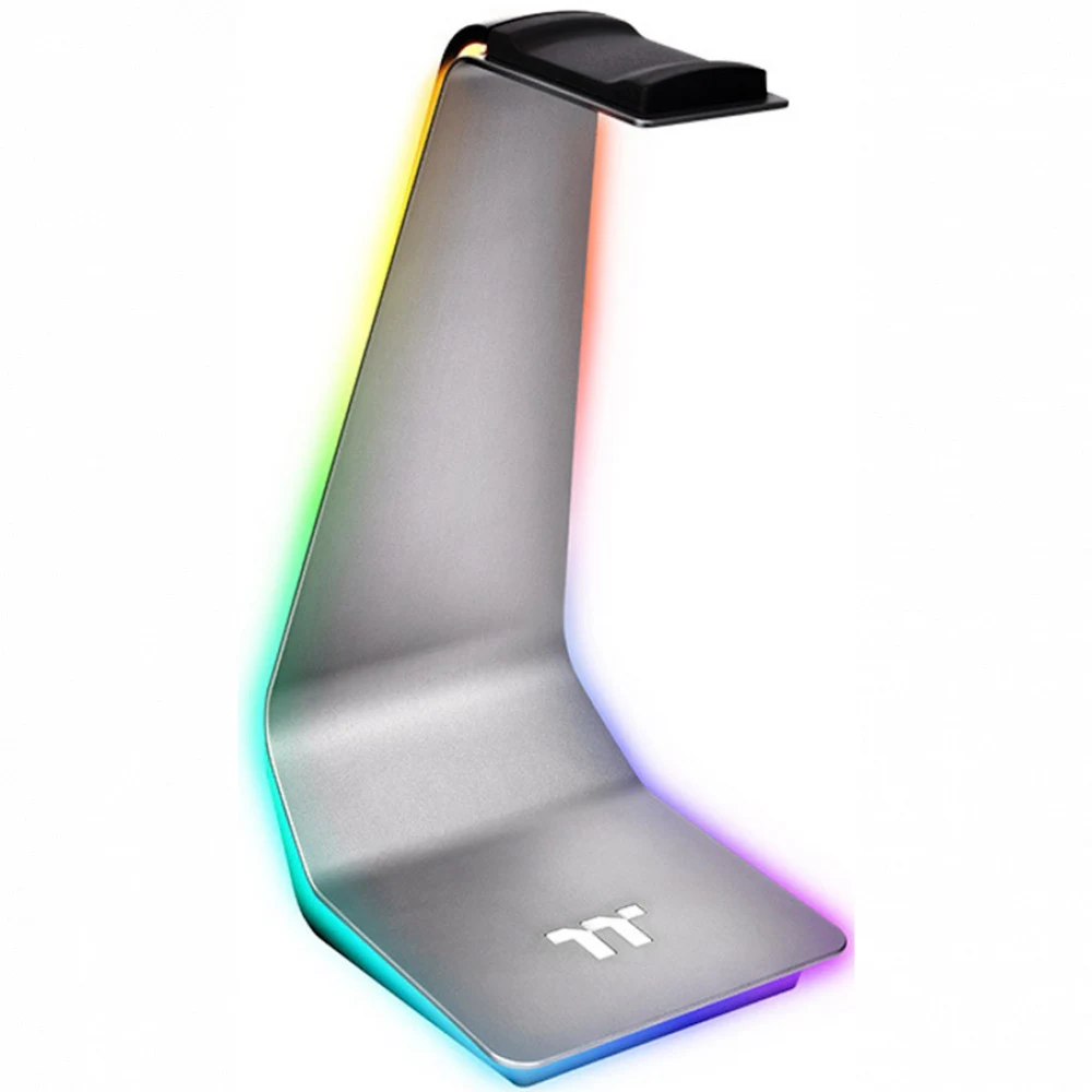 Аксессуары Thermaltake Argent HS1 RGB/HS1 Headset Stand/Space Grey/Aluminum/RGB/USB 3.0 x 2/Audio 3.5 x 1/SW Control GEA-HS1-THSSIL-01 GEA-HS1-THSSIL-01 (527170) {6}